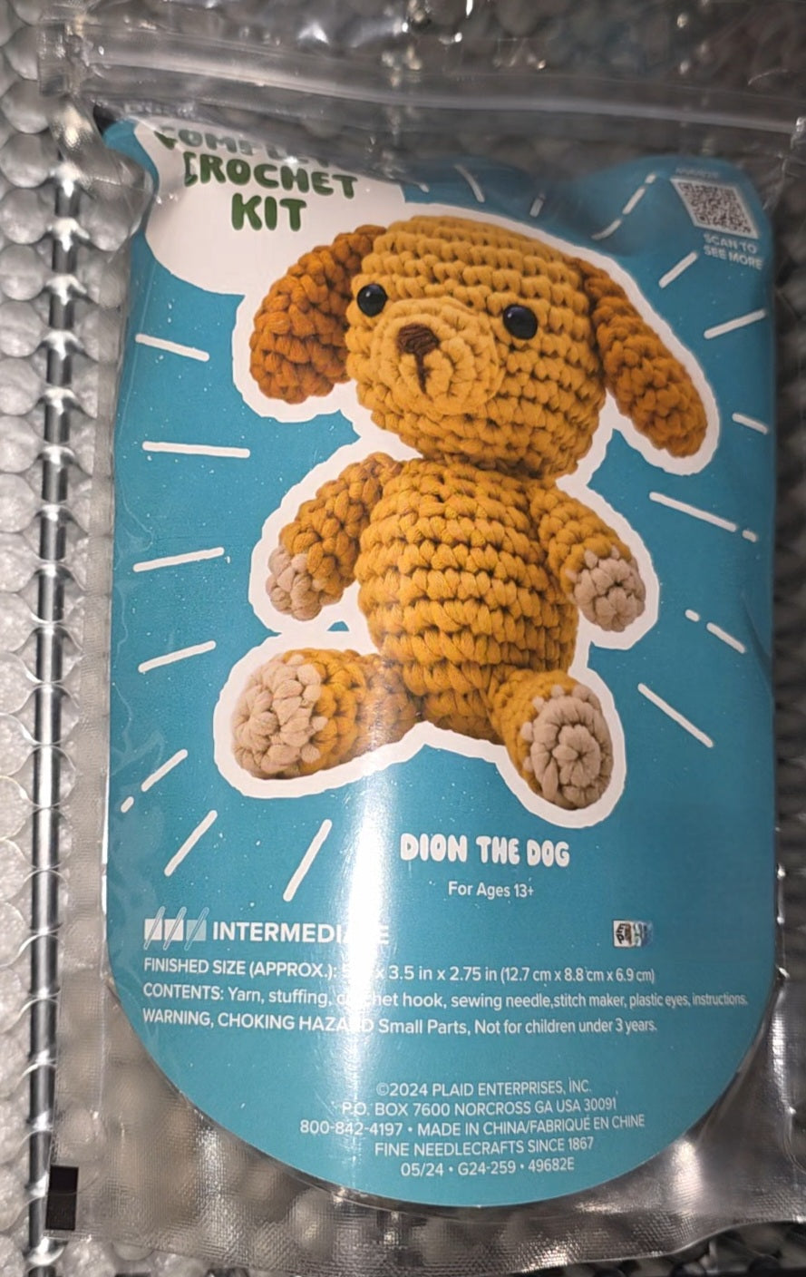 DIY Crochet Puppy Kit
